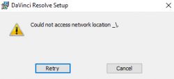 Problem przy pobraniu - Could not access network location _\,