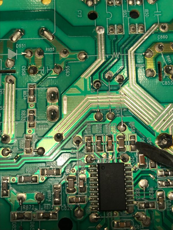 Gateway FPD2485W - Zasilacz pali tranzystor pod obciążeniem