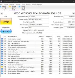 Laptop zacina się na logo Lenovo. Czy ten dysk jest do wymiany?
