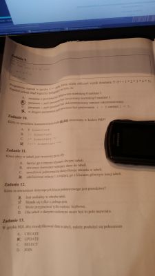 Zdjęcia arkusza egzaminacyjnego EE.09-X-19.06 - dyskusja o odpowiedziach