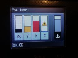 EPSON WorkForce Pro WP-4535 DWF.Napełnianie oryginalnych tuszy Epson-a.