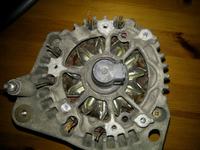 Sprawdzenie uzwojeń alternatora w Leoni 1M 1.6 16V - niskie rezystancje, brak ładowania