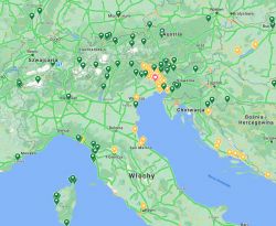 Miejsca oznaczone gwiazdką a miejsca "chcę tam pojechać" - Google Maps Miejsca oznaczone gwiazdką a miejsca "chcę tam pojechać" - Google Maps