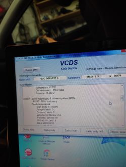 VW Golf 5, 1.4 TSI (140 KM) - komunikat P2293, regulator ciśnienia paliwa 2, wydajność