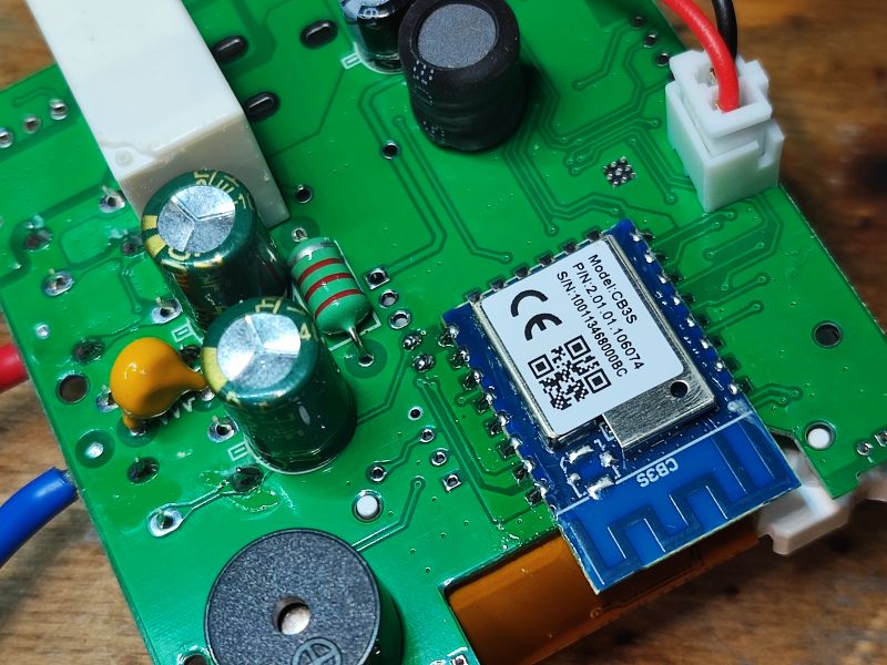CB3S Module on Circuit Board CB3S module on a device circuit board.