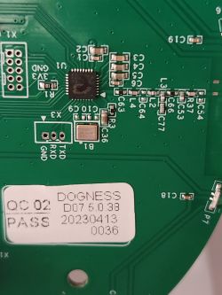 Mainboard with Chip and Dogness Markings Circuit board with markings DO7 6.0.3B and 20230413.