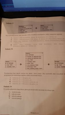 Zdjęcia arkusza egzaminacyjnego EE.09-X-19.06 - dyskusja o odpowiedziach