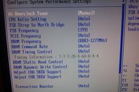 Podkręcenie Intel Core 2 Duo E8500 do 3.80GHz obniżyło taktowanie RAMu do 958MHz
