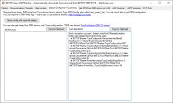 Screenshot of the BK7231 Easy UART Flasher application with an error message.