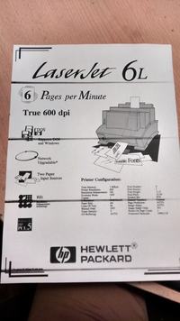 HP Laser Jet 6L - Jak usunąć czarne plamy na wydrukach?