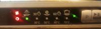 Interpreting Red Symbols on Amica ZIA 615 Dishwasher: Salt Indicator and Sunshine Icon