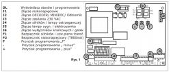 Podłączenie kontrolera GSM ORNO OR-SA-1715 do centrali faac 455d