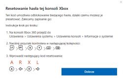 Xbox 360 - Nie pamiętam kodu do kontroli rodzicielskiej