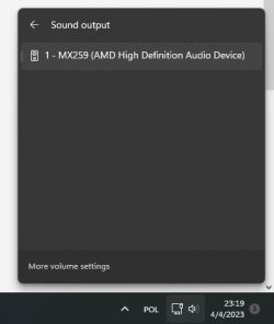 Brak dźwięku w grach po wybudzeniu monitora ASUS MX259H z uśpienia - problem na Win 10/11