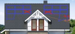 PV - jaskółka a rozmieszczenie paneli na dachu