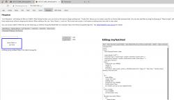 Screenshot of the LittleFS management panel viewed in a web browser.