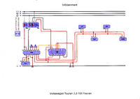 podłączenie dogrzewacza, radia i can gateway na stole can L i can h