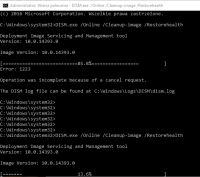 HP250, Windows 10 Pro 64 Bit - błąd aktualizacji, kod błędu: 0x80073712