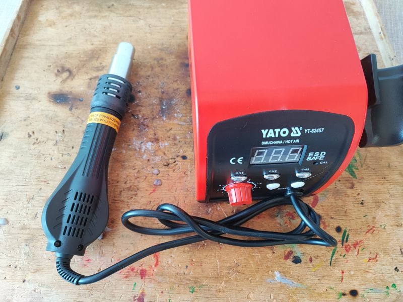 Yato YT-82457 Hot Air Station Yato YT-82457 hot air soldering station with blower.