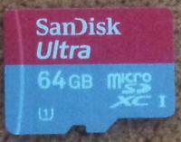 SanDisk Ultra micro sdxc 64gb - Karta micro sd przestała poprawnie funkcjonować