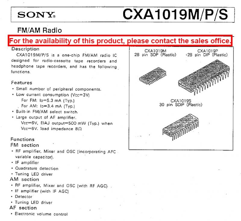 Radiobudzik Sony ICF-C360: wnętrze oraz naprawa, nie można włączyć