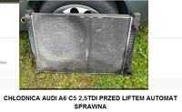 Audi A6 C5 2.5 TDI 2000 Tiptronic - Wybór odpowiedniej chłodnicy wody