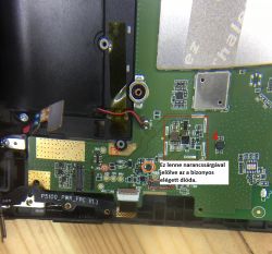 Lenovo YT3-X50L Yoga Tab 3 - Uszkodzony element na płycie