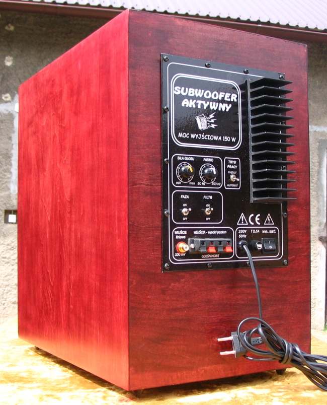 Subwoofer "tower" na Tonsilu GDN 20/80/2 Subwoofer "tower" na Tonsilu GDN 20/80/2