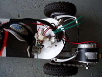 Mountainboard z napędem elektrycznym