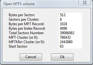 Odzyskiwanie partycji - nieaktywny boot sector i boot sector copy