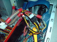 Wentylatory, radiatory, ulożenie przewodów.