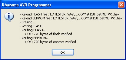 programator USBasp (at8 orginal) nie zapisuje, ale czyta