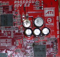 Karta graficzna Ati - Kondensator uszkodzony?