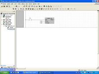 Sterownik Melsec FX0S-30MR-DS – wyjścia COM, połączenie przez USB-RS232, GX-Developer
