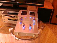 Bufor lampowy 2 x ECC82 + magiczne oczko by JAP Bufor lampowy 2 x ECC82 + magiczne oczko by JAP