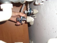 Unable to Unscrew Metal Valve from Elbow on Cold Water Connection for Dishwasher Installation Unable to Unscrew Metal Valve from Elbow on Cold Water Connection for Dishwasher Installation