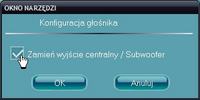 Nie gra głośnik centralny - zestaw logitech z-5500