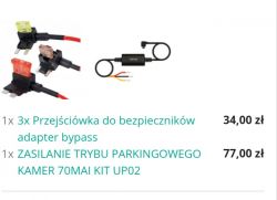 Dacia DD2FL - Podłączenie kamer samochodowych do bezpiecznikow