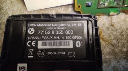 Nawigacja BMW Motorrad Navigator VI, LM, EU - Uszkodzony układ po podłączeniu ładowarki