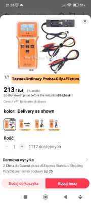 Tester rezystancji wewnętrznej ogniw ale nie tylko RC3563