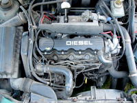 Opel Astra F kombi - Brak elementu przy alternatorze (?) + kontrolka