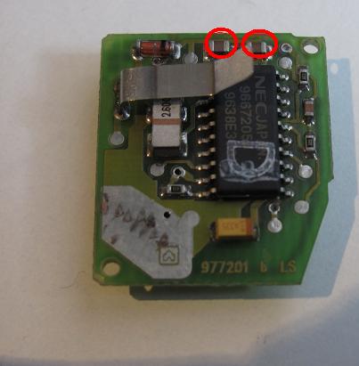 siemens bs 977201 b - Remote control in the key of the seat cordoba 97r