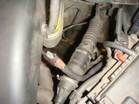 vw polo 1,6 benzyna '98 - wypięty kabel pod maską