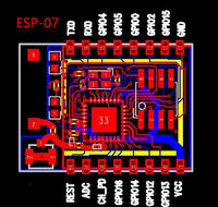 ESP8266-07 - how to solder the antenna socket to the ESP8266-12?