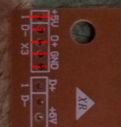 Tracer Zonda - Rozpiska kabli we wtyczce PS2/USB kierownicy