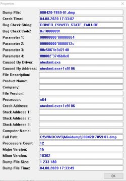 PC - BSOD z róznymi komunikatami, OCCT wywala mnóstwo błędów