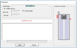 Odczyt pamięci M35080 z użyciem konwertera usb/rs232