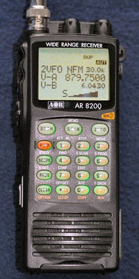 AOR AR8200MK3 Wideband Reciever Manual addendum EN