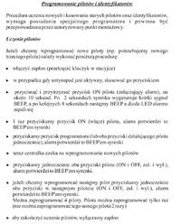 Ampio Mini 2005 - Programowanie pilota 433,92MHz, reset zapłonu po ON+OFF