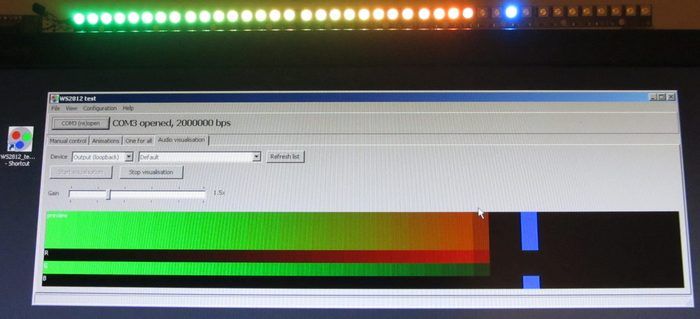 PC VU meter sterowany i zasilany z USB